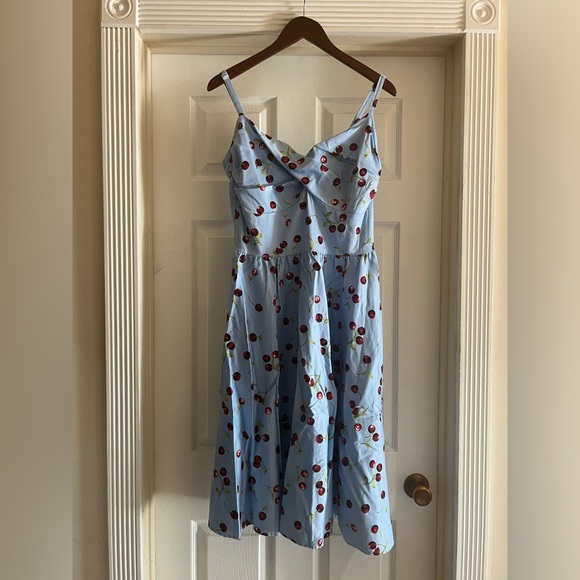 Stop Staring Jennifer Swing Dress in Cherry Print - Picture 4 of 10